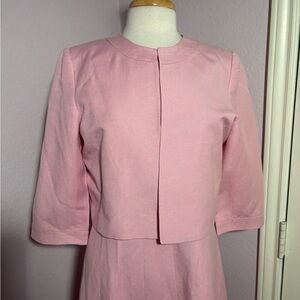 Elegant Pink Women's Jacket Dress. Alex Marie Size 8